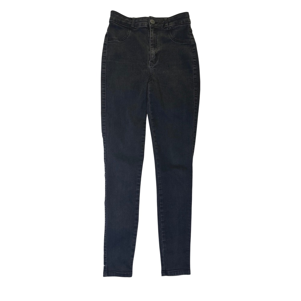 FIT JEANS Black‎ Wash High Rise Skinny Jeans Women's Size Small